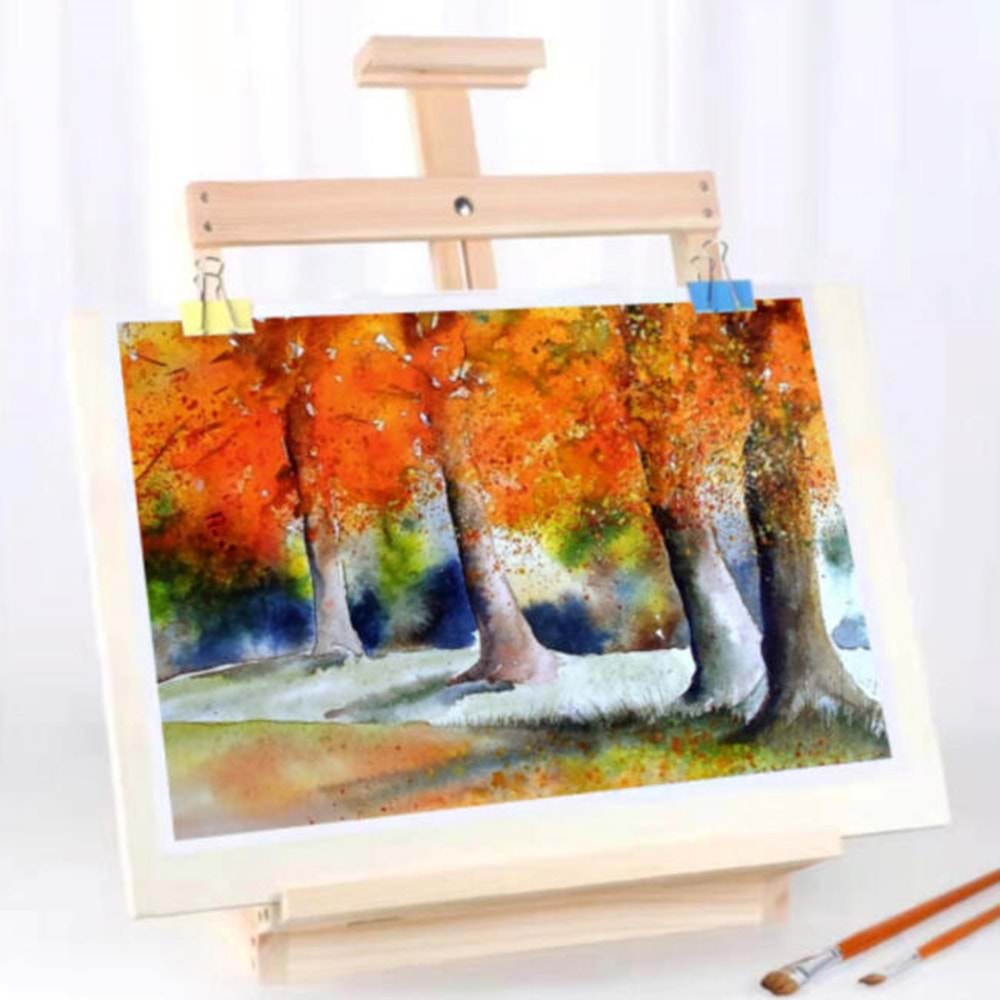 Art Tuval Masaüstü Sulu Boya Şövalesi HJ-96