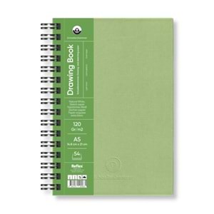 Schoellershammer Drawing Pad Yesil Sert Kapak Çizim Defteri 120 gr A5 54 Yaprak