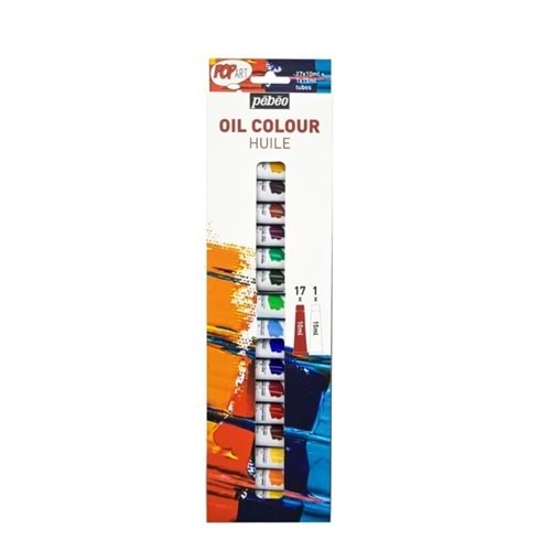 Pebeo Pop Art Yagli Boya Seti 17X10ML +1 Tüp 15ML Beyaz 669610