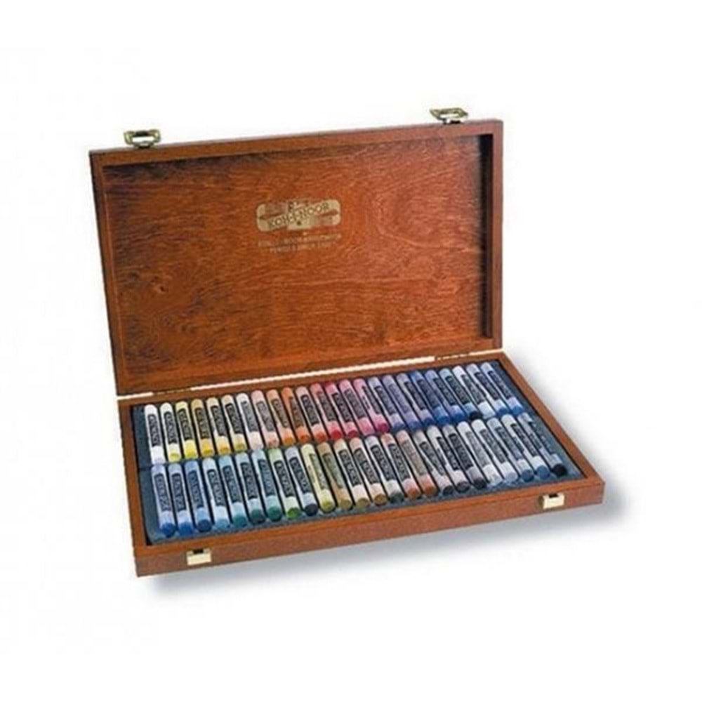 Koh-i-Noor Artist Set Dry Chalks Soft Pastel Ahsap Kutu 48li