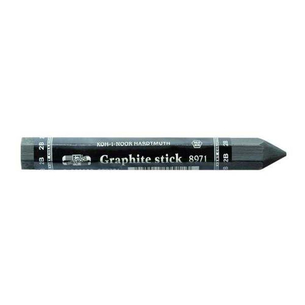 Koh-i Noor Jumbo Graphite Stick 2B Agaçsiz Kalin Grafit Füzen Kalem