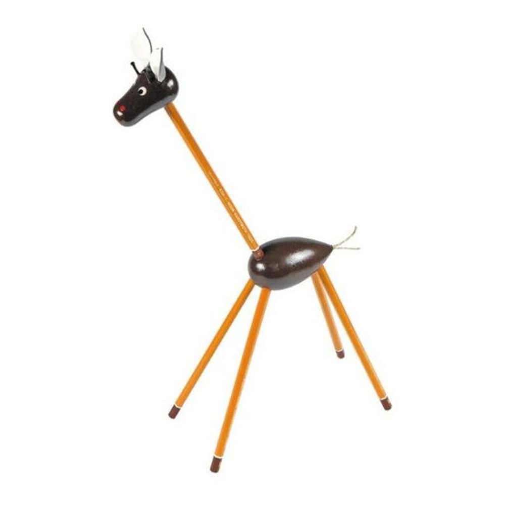 Koh-i-Noor Giraffe Kahverengi Kursun Kalem HB 5 Adet