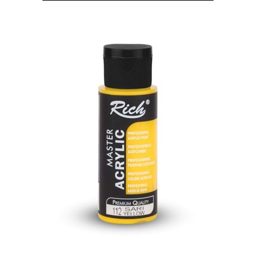 Rich Master Akrilik Boya 60 ml Sari 112