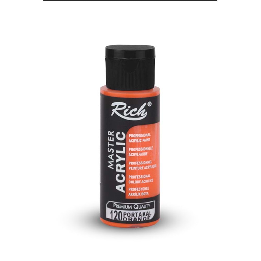 Rich Master Akrilik Boya 60 ml Portakal 120