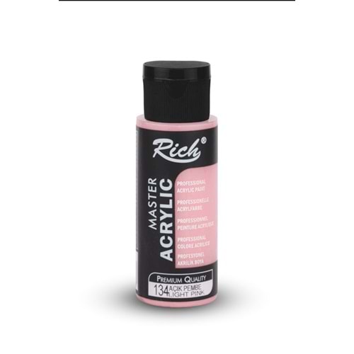 Rich Master Akrilik Boya 60 ml Açık Pembe 134