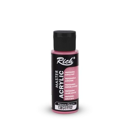 Rich Master Akrilik Boya 60 ml Pembe 138