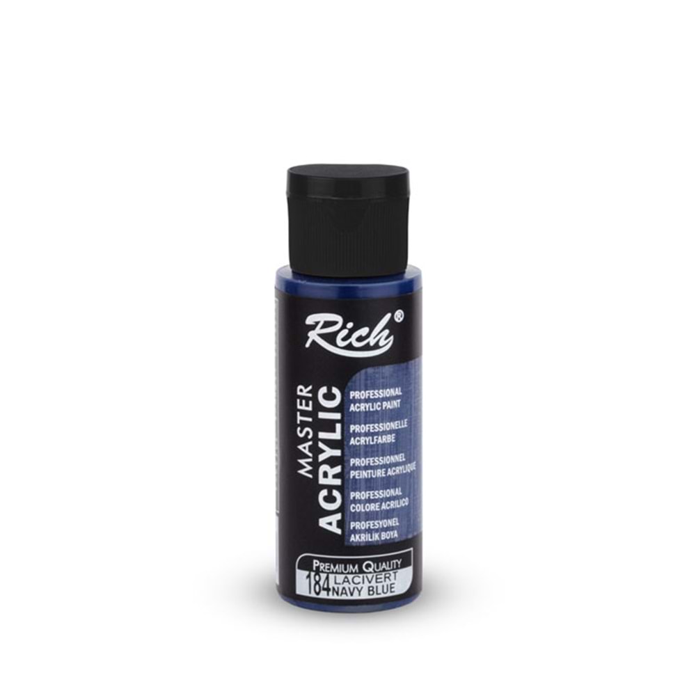 Rich Master Akrilik Boya 60 ml Lacivert 184