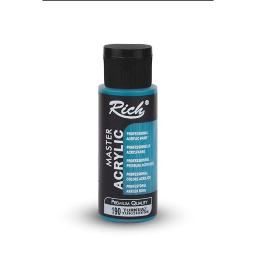 Rich Master Akrilik Boya 60 ml Turkuaz 190