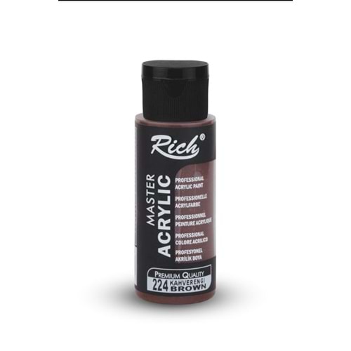 Rich Master Akrilik Boya 60 ml Kahverengi 224
