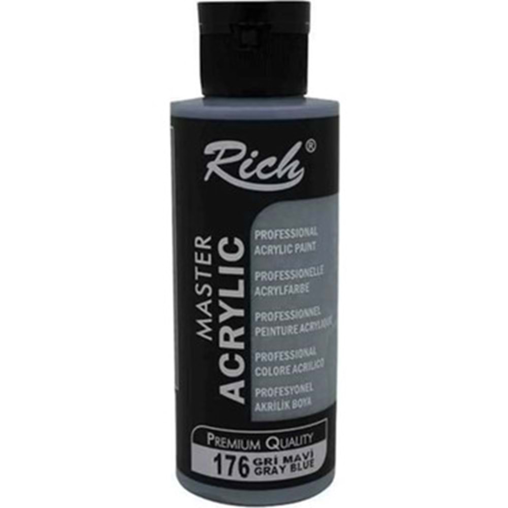 Rich Master Akrilik Boya 60 ml Gri 176