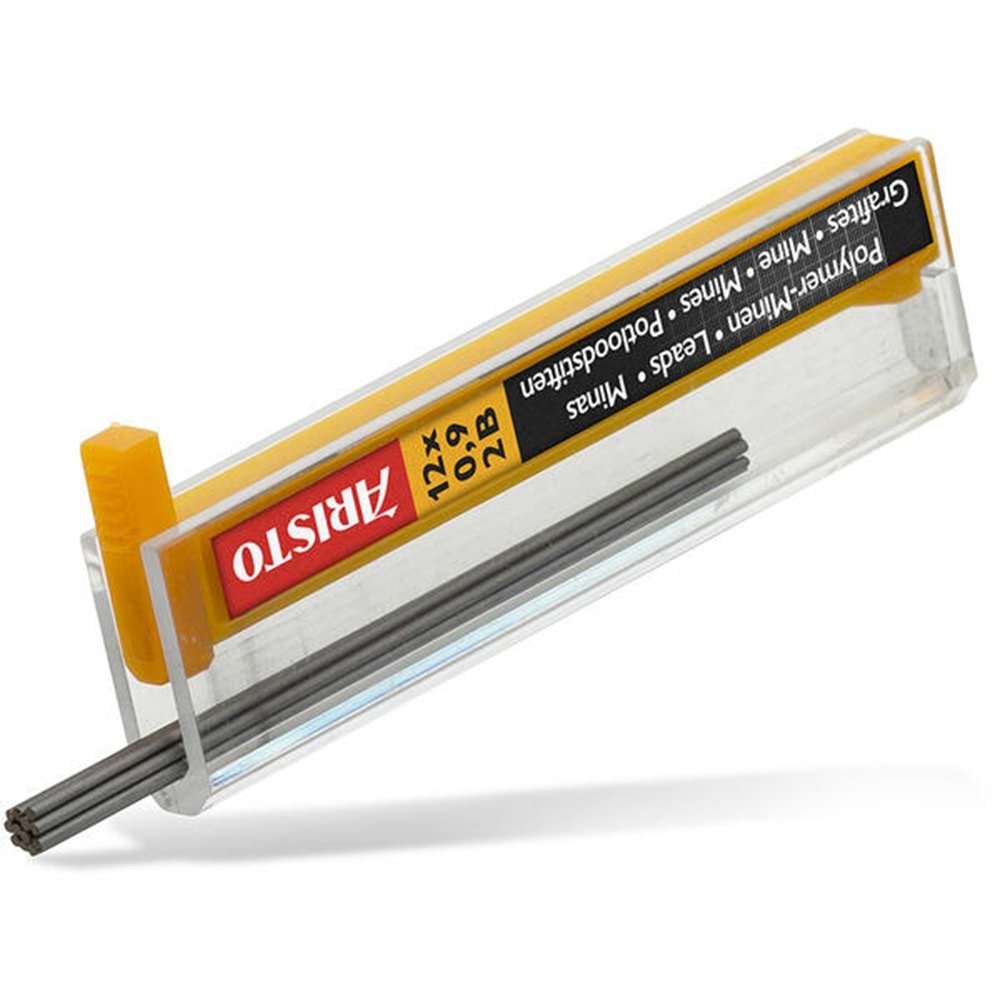 Aristo ince uçlu polimer 2B 0,90mm 12 adet (AR86978)