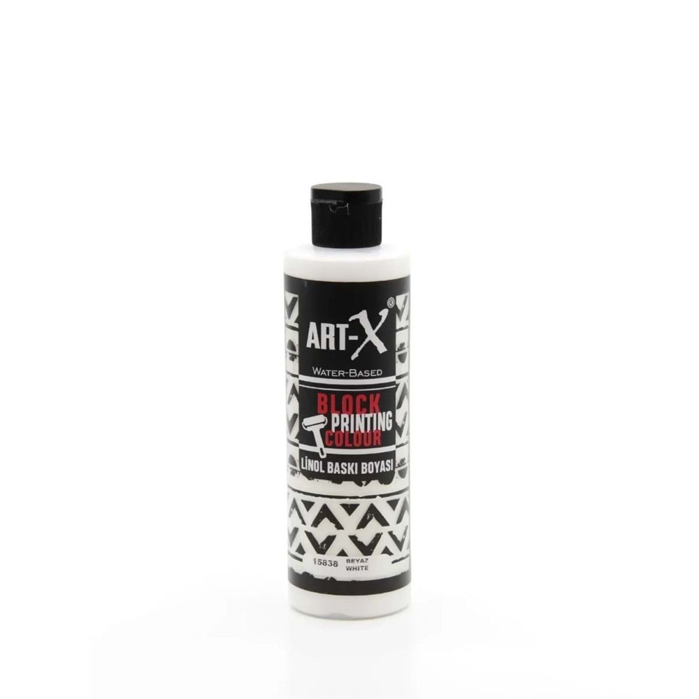 Art-X Su Bazli Linol Baski Boyasi 60 ml Beyaz