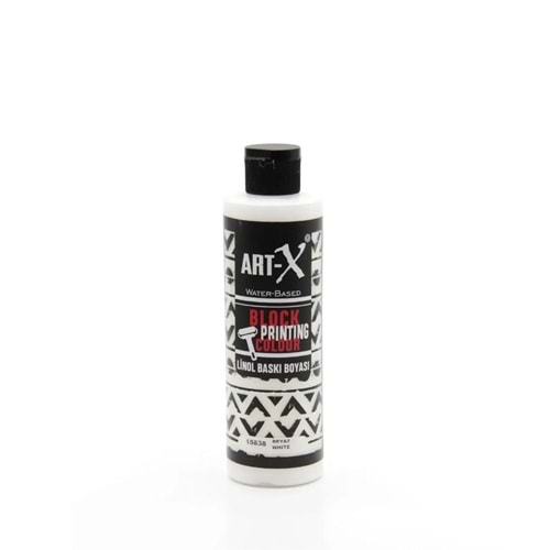 Art-X Su Bazli Linol Baski Boyasi 60 ml Beyaz