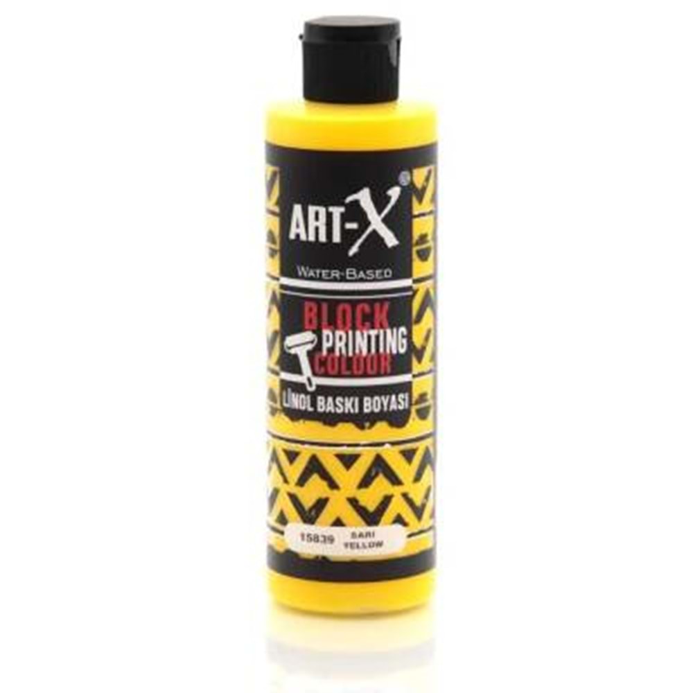 Art-X Su Bazli Linol Baski Boyasi 60 ml Sari