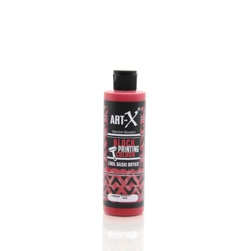 Art-X Su Bazli Linol Baski Boyasi 60 ml Kirmizi