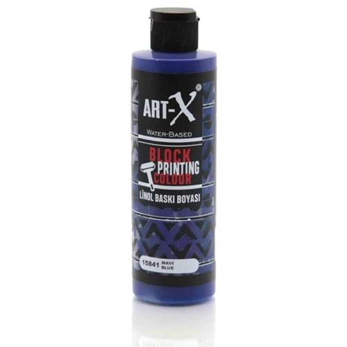 Art-X Su Bazli Linol Baski Boyasi 60 ml Mavi