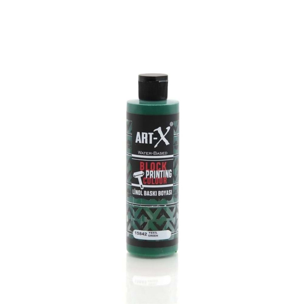 Art-X Su Bazli Linol Baski Boyasi 60 ml Yesil