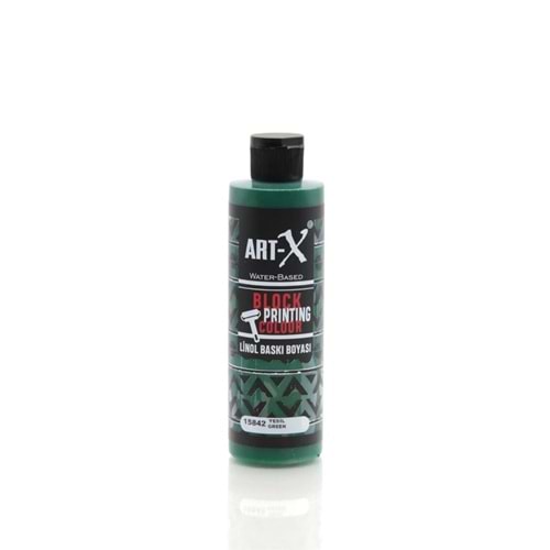 Art-X Su Bazli Linol Baski Boyasi 60 ml Yesil