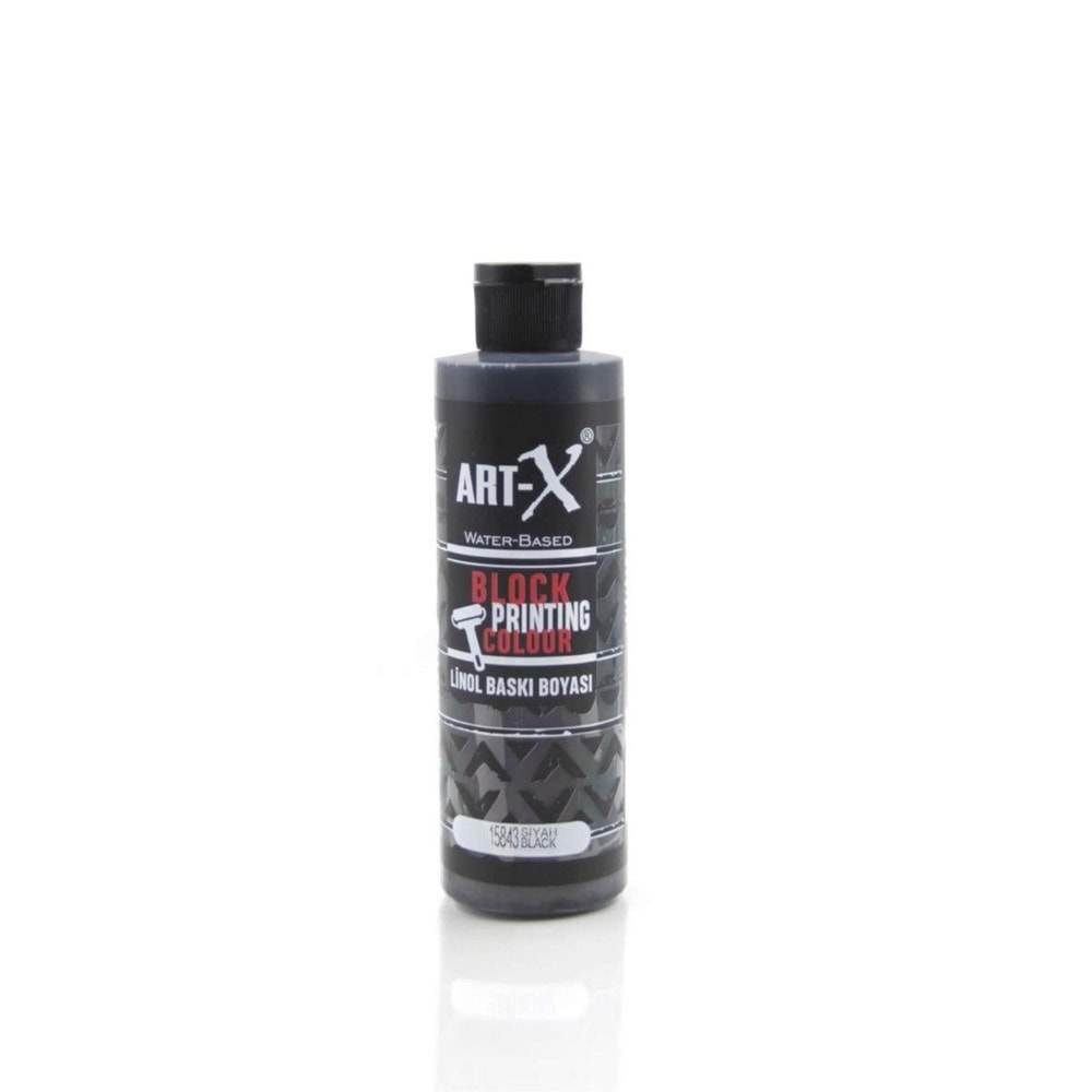 Art-X Su Bazli Linol Baski Boyasi 60 ml Siyah