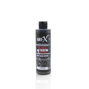 Art-X Su Bazli Linol Baski Boyasi 60 ml Siyah