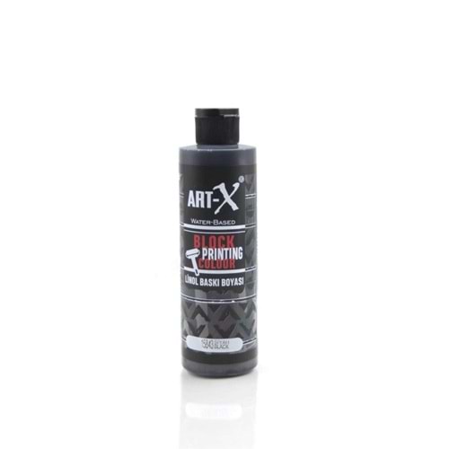 Art-X Su Bazli Linol Baski Boyasi 60 ml Siyah
