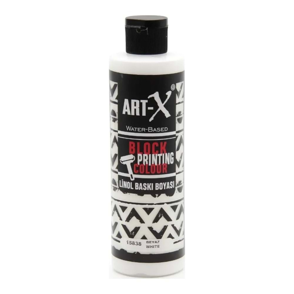 Art-X Su Bazli Linol Baski Boyasi 240 ml Beyaz 15838