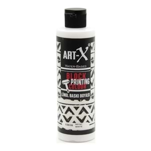 Art-X Su Bazli Linol Baski Boyasi 240 ml Beyaz 15838