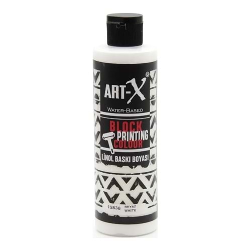 Art-X Su Bazli Linol Baski Boyasi 240 ml Beyaz 15838