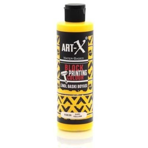 Art-X Su Bazli Linol Baski Boyasi 240 ml Sari 15839