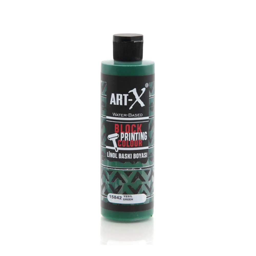 Art-X Su Bazli Linol Baski Boyasi 240 ml Yesil 15842