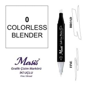 Masis Twin Markör Canli Renk Ayarlayici ÇM-00-Marker Kalem