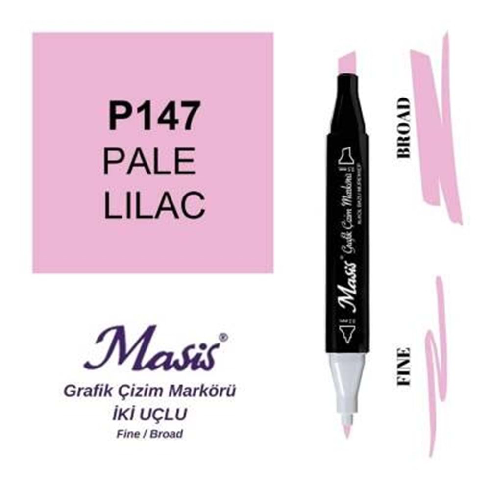 Masis Twin Markör Açik Lila ÇM-147-Marker Kalem