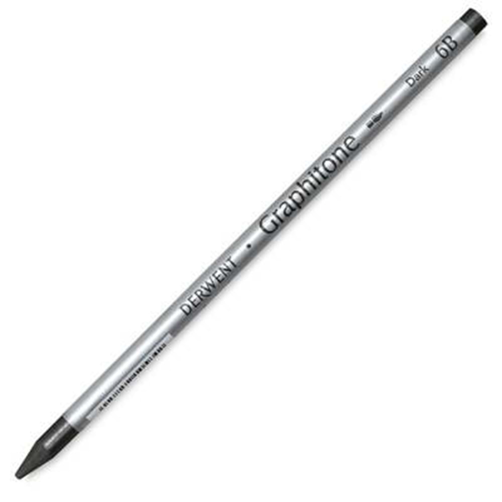 Derwent Watersoluble Graphitone Suda Çözünebilen Agaçsiz Grafit Kalem 6B - Dark Wash