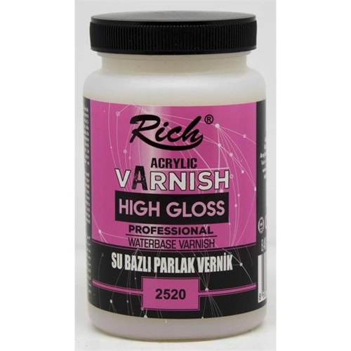Rich High Gloss Su Bazli Parlak Vernik 250 cc