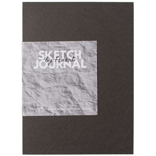 Fanart Sketch Journal A5 Ivory Kagit Gri Kapak 110gr 60yp