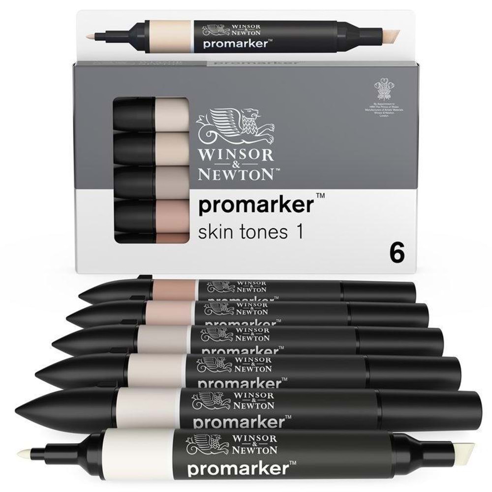 Winsor & Newton Promarker 6’lı Set Skin Tones Set 1