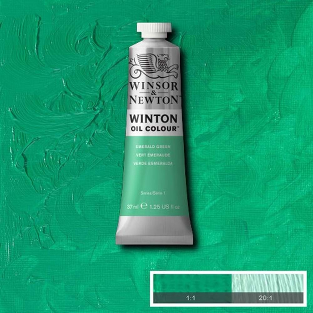 Winsor&Newton Winton Yagli Boya 37ml Emerald Green 241 (18)