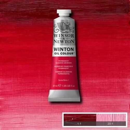 Winsor&Newton Winton Yagli Boya 37ml Perm. Aliz.Crimson 468 (1)