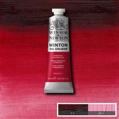 Winsor&Newton Winton Yagli Boya 37ml Permanent Crimson Lake 478 (17)