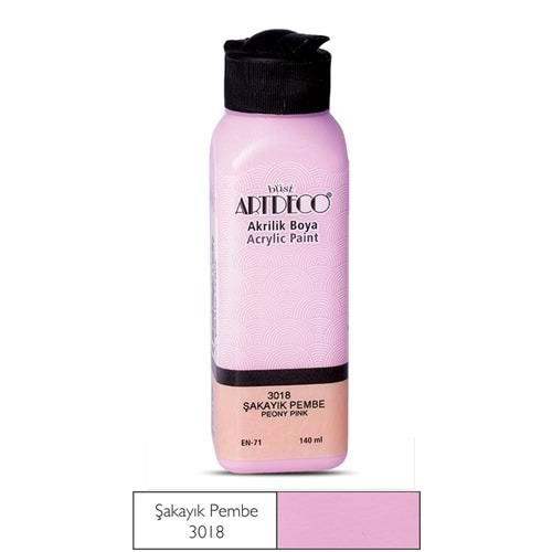 Artdeco Akrilik Boya 140ml Sakayik Pembe 3018