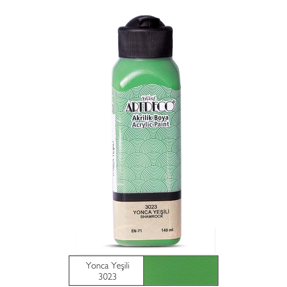 Artdeco Akrilik Boya 140ml Yonca Yesili 3023