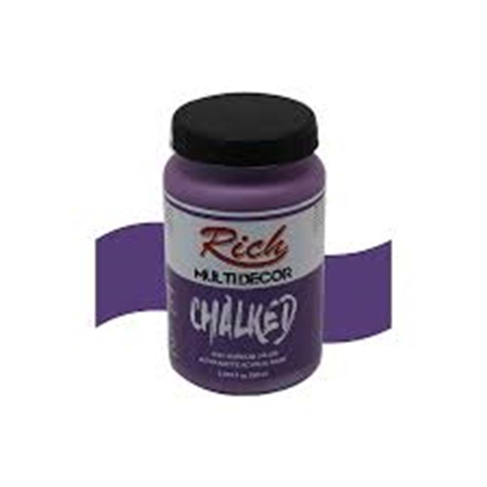 Rich Multi Decor Chalked Boya 250 ml Mürdüm 4542