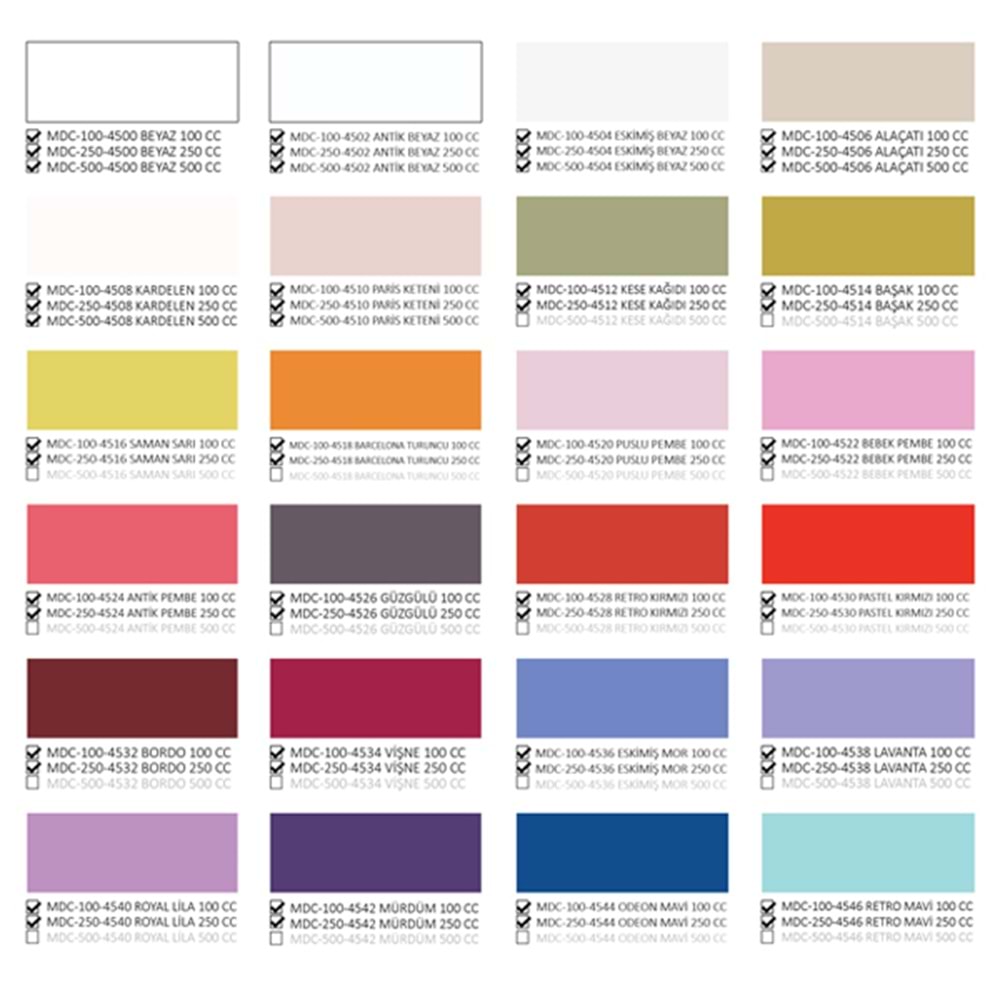 Rich Multi Decor Chalked Boya 250 ml Odeon Mavi 4544