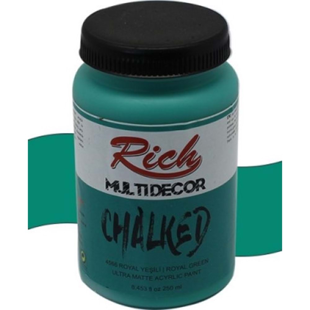 Rich Multi Decor Chalked Boya 250 Ml Royal Yeşili 4566