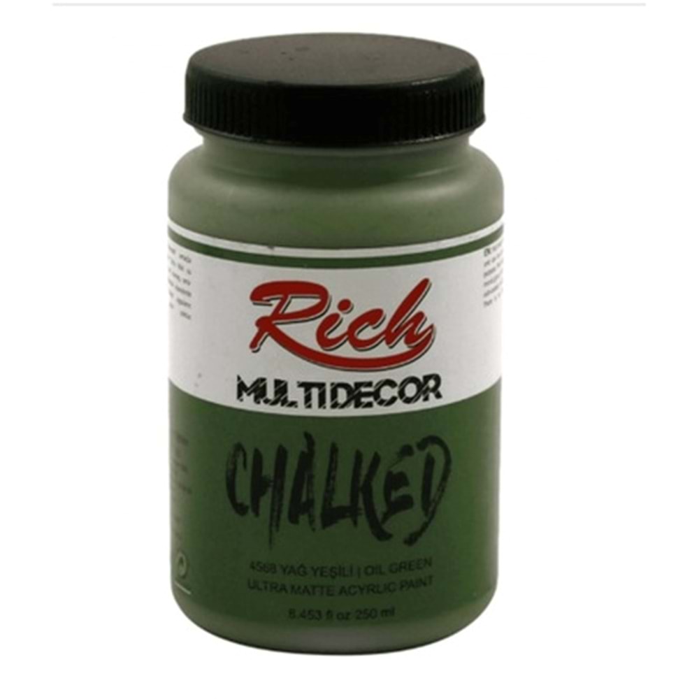 Rich Multi Decor Chalked Boya 250 Ml Yag Yesili