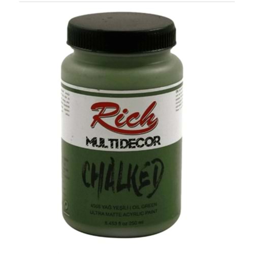 Rich Multi Decor Chalked Boya 250 Ml Yag Yesili
