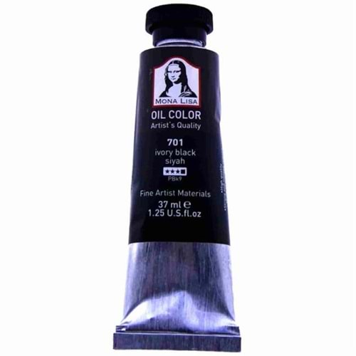 Südor Mona Lisa Yagli Boya 37 ml Siyah 701