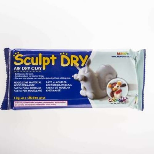 Mungyo Sculpt Dry Seramik Hamuru 1000 gr. Beyaz