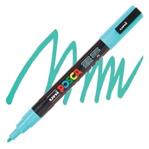 Uni Posca 0.9-1.3 Su Bazlı Poster Markörü Su Yeşili