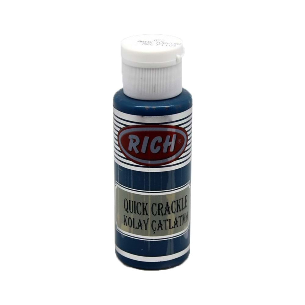 Rich Kolay Çatlatma Quick Crackle 60 ml Antik Turkuaz